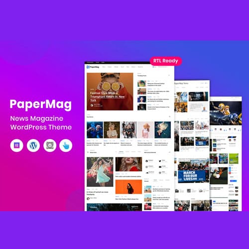 PaperMag – NewsPaper Magazine WordPress Theme