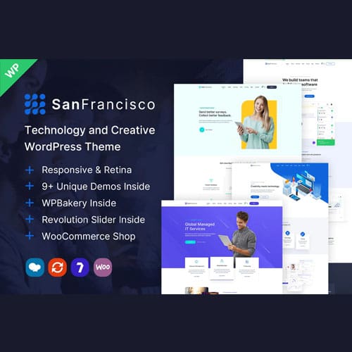 San Francisco – IT Technology and Creative WordPress Theme