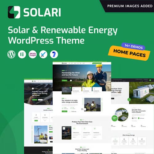 Solari – Ecology & Solar Energy WordPress Theme