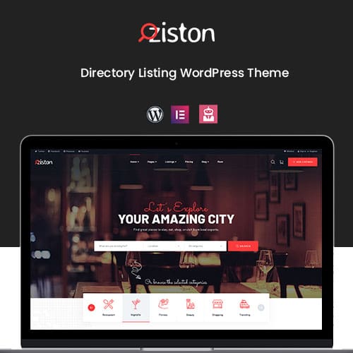 Ziston – Directory Listing WordPress Theme