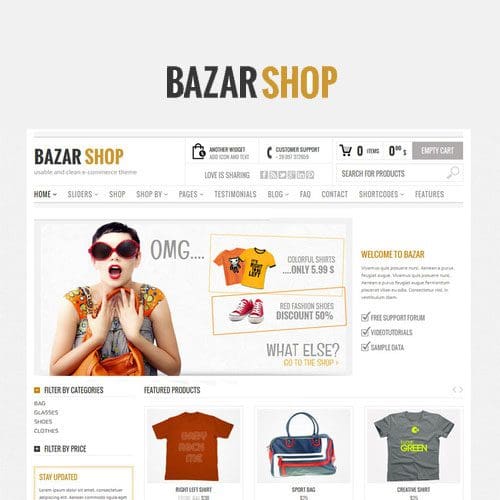 Bazar Shop – Multi Purpose e Commerce Theme