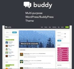Buddy Simple WordPress BuddyPress Theme