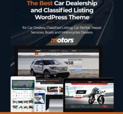 Motors Automotive Car Dealership Car Rental Auto Classified Ads Listing WordPress Theme