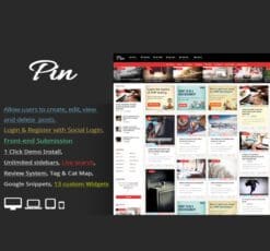 Pin Pinterest Style Personal Masonry Blog Front end Submission