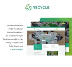 Recycle Environmental Green Business WordPress Theme