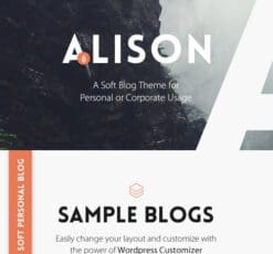 Anne Alison Soft Personal Blog Theme