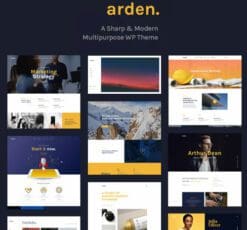 Arden A Sharp Modern Multipurpose WordPress Theme