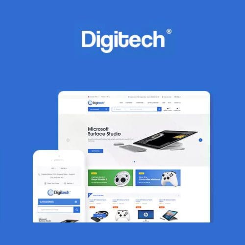 Digitech Technology Theme for WooCommerce WordPress