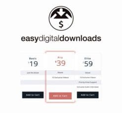 Easy Digital Downloads Pricing Tables