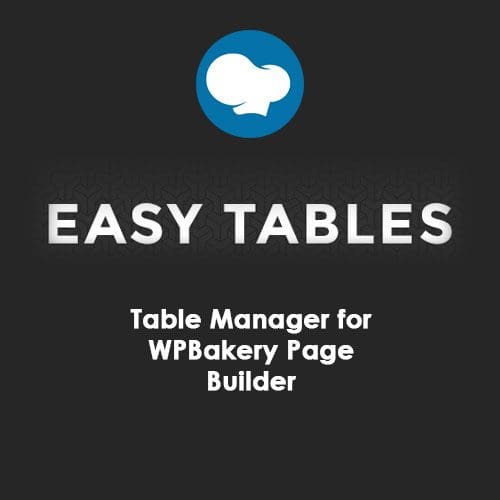 Easy Tables – Table Manager for WPBakery Page Builder