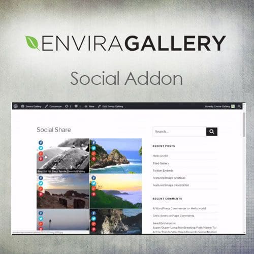 Envira Gallery – Social Addon