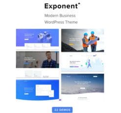 Exponent Modern Multi Purpose Business WordPress theme