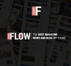 Flow News Magazine and Blog WordPress Theme
