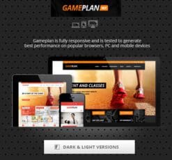 Gameplan Event and Gym Fitness WordPress Theme
