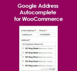 Google Address Autocomplete for WooCommerce