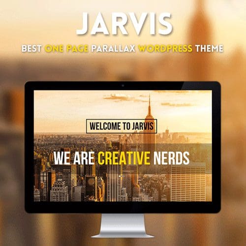 Jarvis Onepage Parallax WordPress Theme