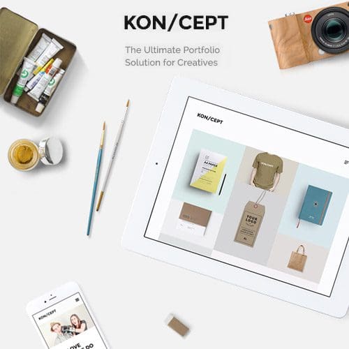 KON CEPT A Portfolio Theme for Creative People