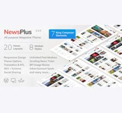 NewsPlus News and Magazine WordPress theme