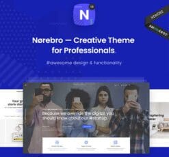 Norebro Creative Portfolio Theme for Multipurpose Usage