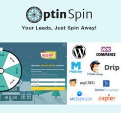 OptinSpin Fortune Wheel Integrated With WordPress WooCommerce and Easy Digital Downloads Coupons