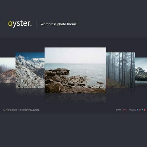 Oyster Creative Photo WordPress Theme