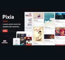 Pixia Showcase WordPress Theme