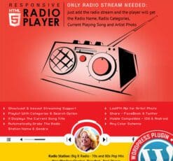 Radio Player Shoutcast Icecast WordPress Plugin