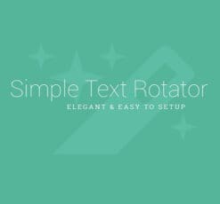 Simple Text Rotator WordPress Plugin
