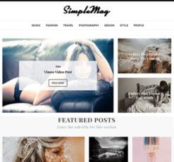 SimpleMag Magazine theme for creative stuff