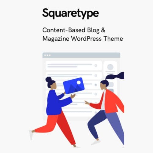 Squaretype Modern Blog WordPress Theme