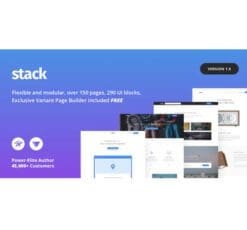 Stack Multi Purpose WordPress Theme with Variant Page Builder Visual Composer
