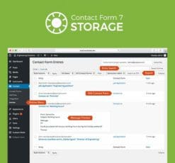 Storage for Contact Form CF7