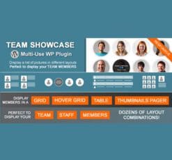 Team Showcase Wordpress Plugin