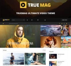 True Mag WordPress Theme for Video and Magazine