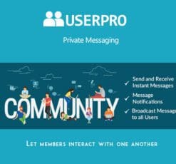 UserPro – Private Messages Add on