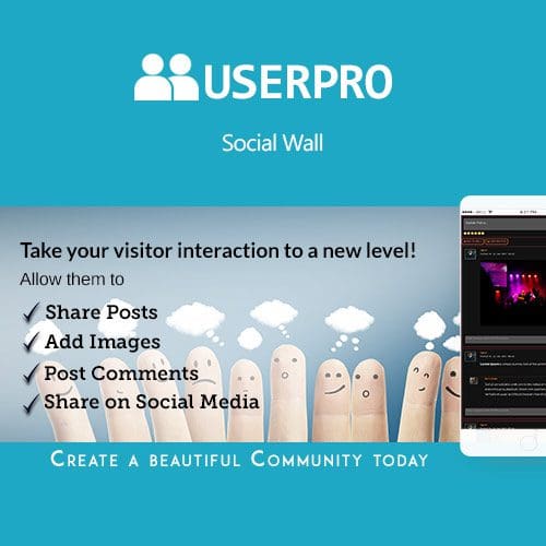 UserPro – Social Wall Add on