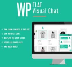 WP Flat Visual Chat Live Chat Remote View for Wordpress