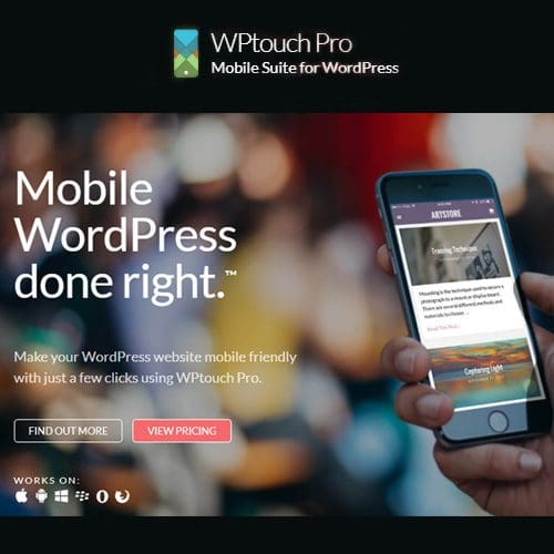 WPtouch Pro Mobile Suite for WordPress