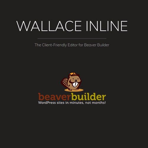 Wallace Inline – Front end Content Editor for Beaver Builder