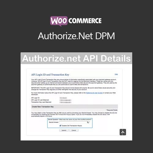WooCommerce Authorize.Net DPM