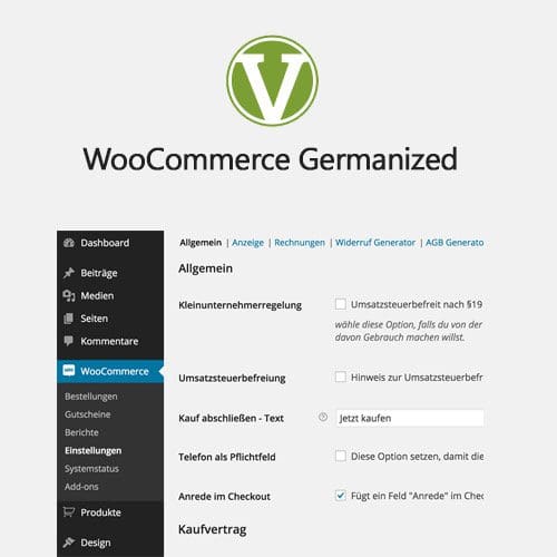 WooCommerce Germanized Pro by Vendidero