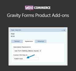 WooCommerce Gravity Forms Product Add ons