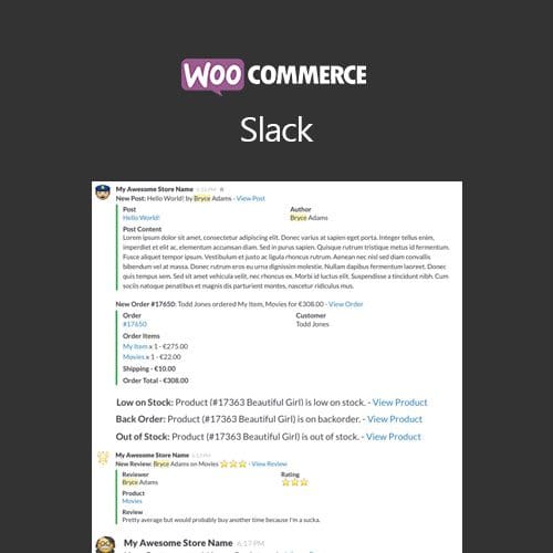 WooCommerce Slack