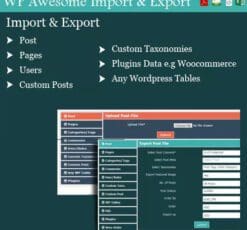 WordPress Awesome Import Export Plugin