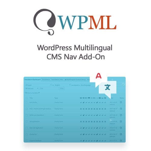 WordPress Multilingual CMS Nav Add On