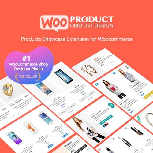 WOO Product Grid List Design Responsive Products Showcase Extension for WooCommerce
