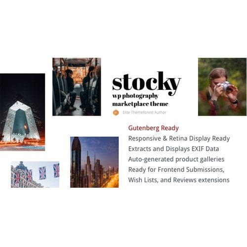 Stocky A Stock Photography Marketplace Theme