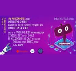 ChatBot for WooCommerce Retargeting Exit Intent Abandoned Cart Facebook Live Chat WoowBot 1
