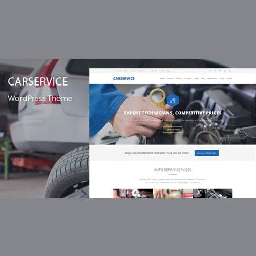 Car Service Auto Mechanic Car Repair WordPress Theme