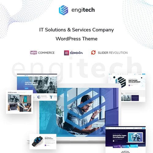 Engitech IT Solutions Services WordPress Theme